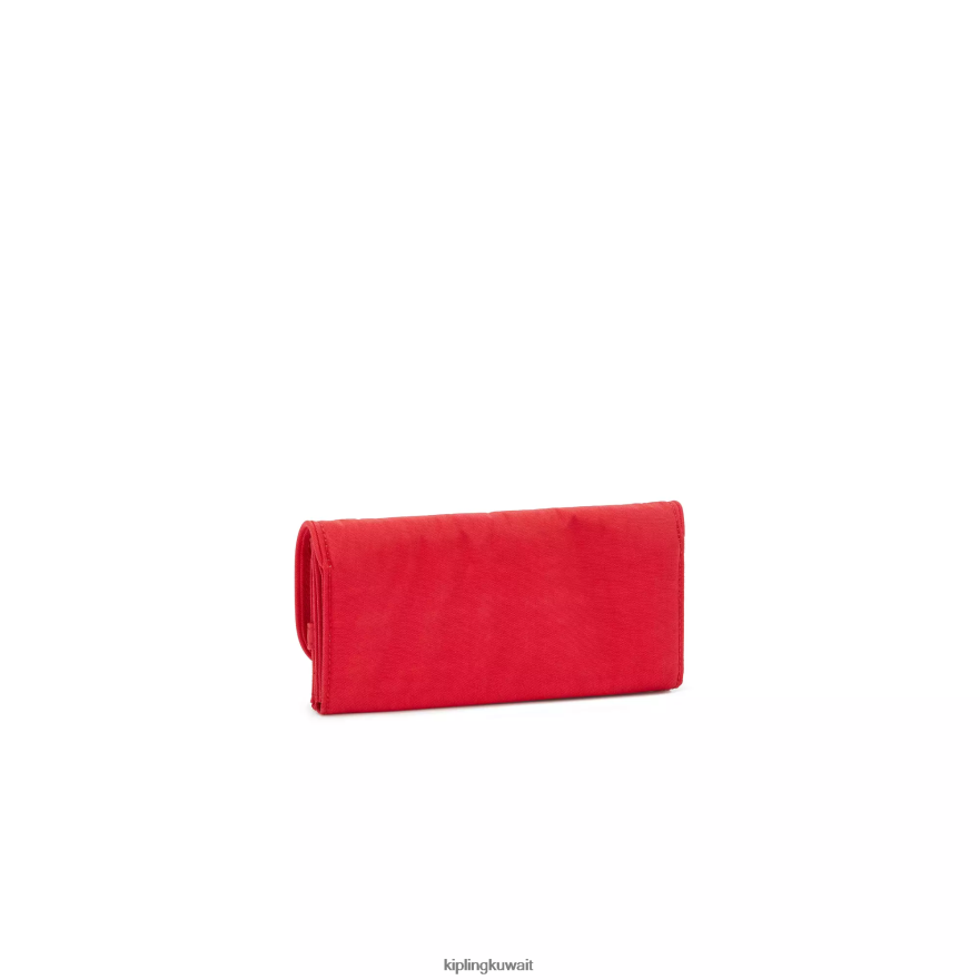 Kipling محفظة المال لاند المفاجئة نحيف أحمر شفتين ZR2RH289 محافظ ومعصم