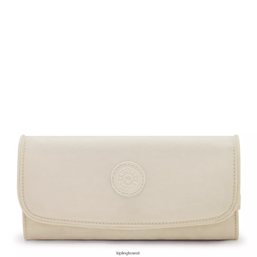 Kipling محفظة المال لاند المفاجئة نحيف رمل خفيف ZR2RH291 محافظ ومعصم