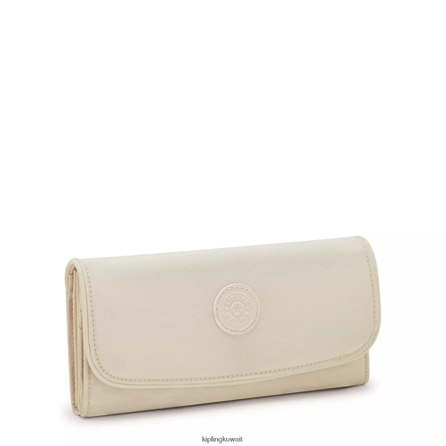 Kipling محفظة المال لاند المفاجئة نحيف رمل خفيف ZR2RH291 محافظ ومعصم