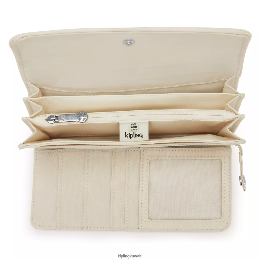 Kipling محفظة المال لاند المفاجئة نحيف رمل خفيف ZR2RH291 محافظ ومعصم