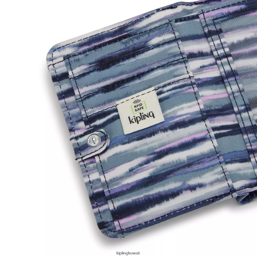 Kipling محفظة نقود صغيرة مطبوعة نحيف خطوط الفرشاة ZR2RH292 محافظ ومعصم