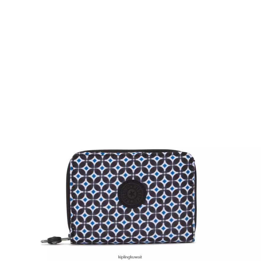 Kipling محفظة نقود صغيرة مطبوعة نحيف بلاط مسود ZR2RH295 محافظ ومعصم