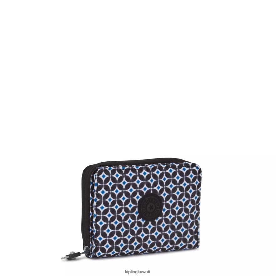 Kipling محفظة نقود صغيرة مطبوعة نحيف بلاط مسود ZR2RH295 محافظ ومعصم