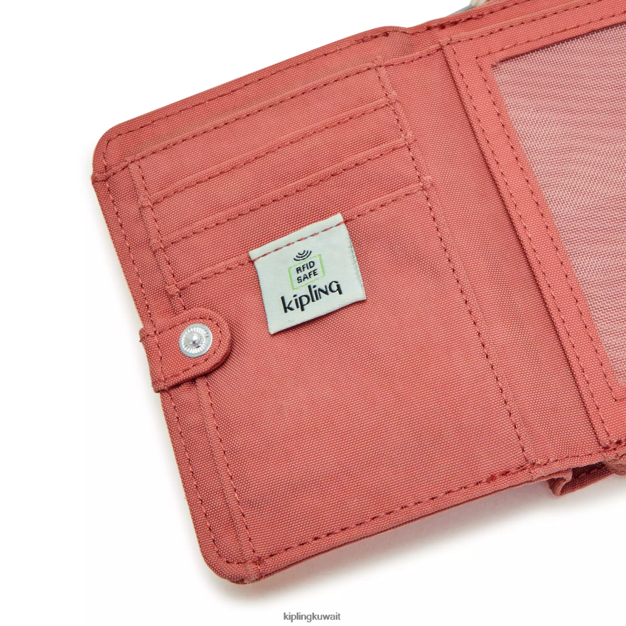 Kipling المال الحب محفظة صغيرة نحيف خمر الوردي ZR2RH297 محافظ ومعصم