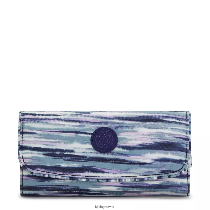 Kipling محفظة موني لاند مطبوعة نحيف خطوط الفرشاة ZR2RH309 محافظ ومعصم