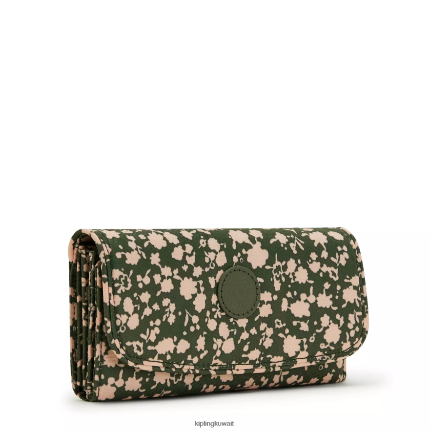 Kipling محفظة موني لاند مطبوعة نحيف الأزهار الطازجة ZR2RH311 محافظ ومعصم