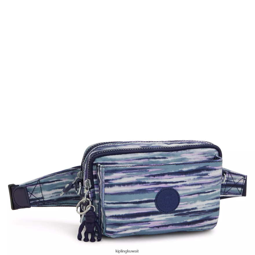 Kipling حقيبة كروس طويلة قابلة للتحويل من أبانو نحيف خطوط الفرشاة ZR2RH319 حقائب كروسبودي