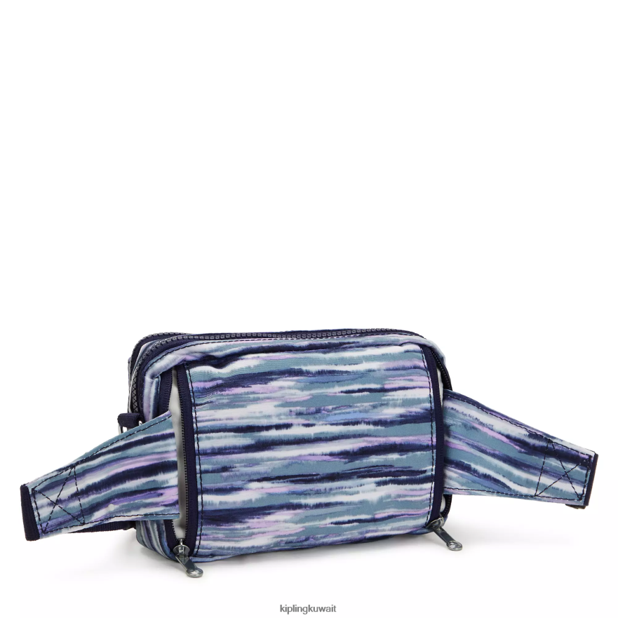 Kipling حقيبة كروس طويلة قابلة للتحويل من أبانو نحيف خطوط الفرشاة ZR2RH319 حقائب كروسبودي