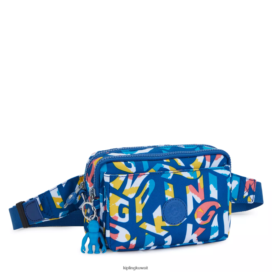 Kipling حقيبة كروس طويلة قابلة للتحويل من أبانو نحيف نيون ZR2RH321 حقائب كروسبودي