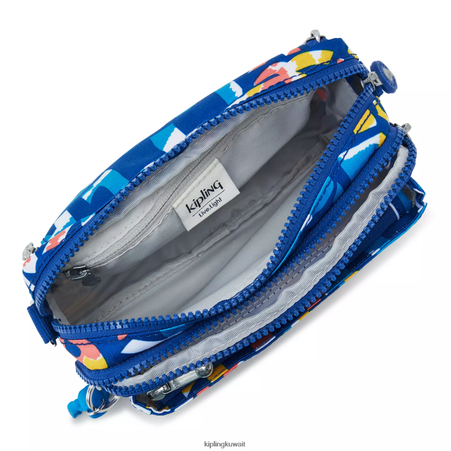 Kipling حقيبة كروس طويلة قابلة للتحويل من أبانو نحيف نيون ZR2RH321 حقائب كروسبودي