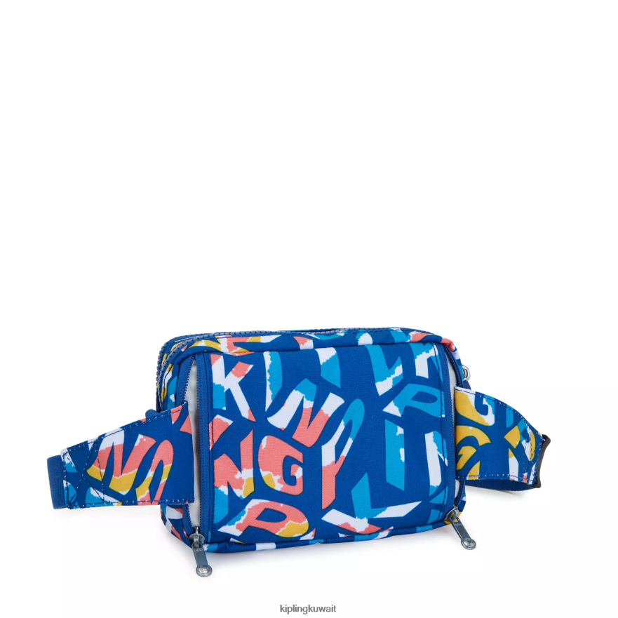 Kipling حقيبة كروس طويلة قابلة للتحويل من أبانو نحيف نيون ZR2RH321 حقائب كروسبودي
