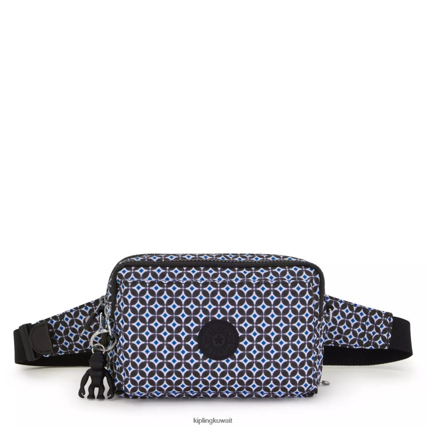 Kipling حقيبة كروس طويلة قابلة للتحويل من أبانو نحيف بلاط مسود ZR2RH322 حقائب كروسبودي