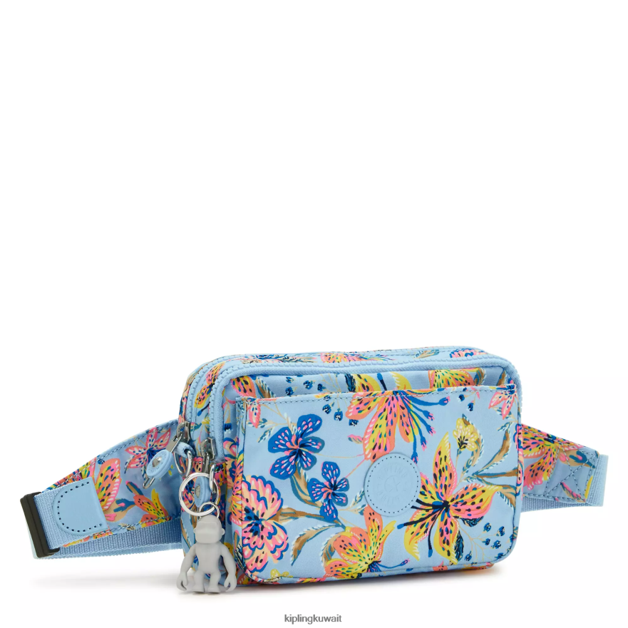 Kipling حقيبة كروس طويلة قابلة للتحويل من أبانو نحيف الزهور البرية ZR2RH323 حقائب كروسبودي