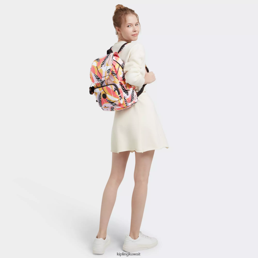 Kipling حقيبة ظهر بطبعة سيتي باك نحيف إجازة مجردة ZR2RH339 حقائب ظهر الموضة