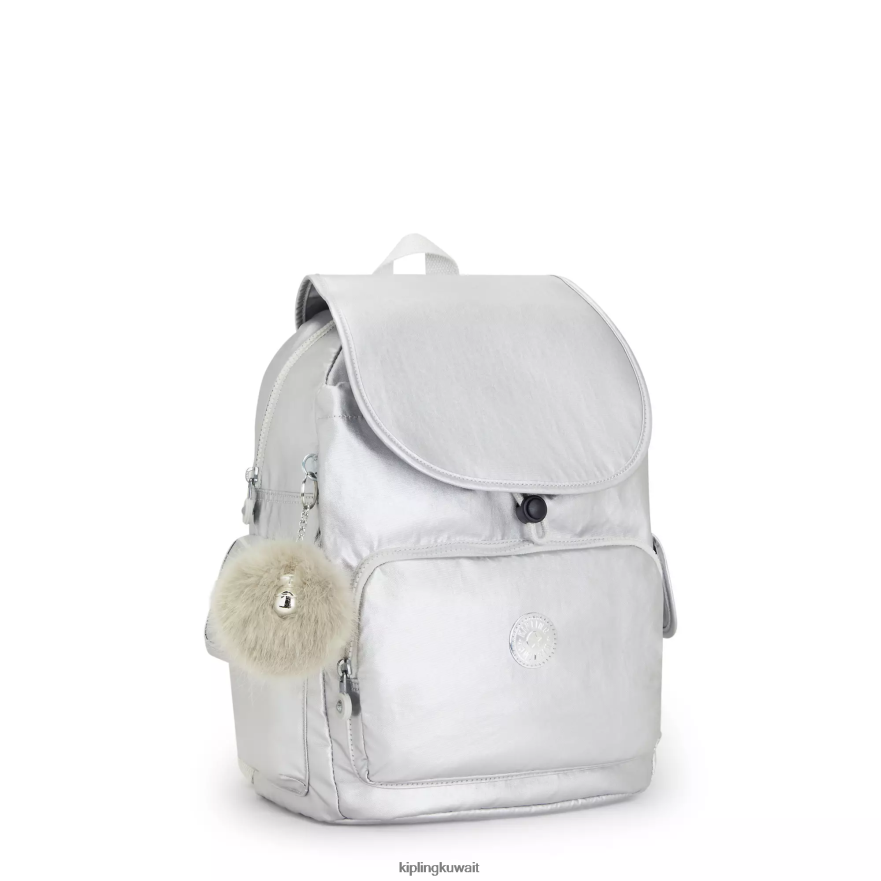 Kipling حقيبة ظهر معدنية سيتي باك نحيف حلوى معدنية ZR2RH341 حقائب ظهر الموضة