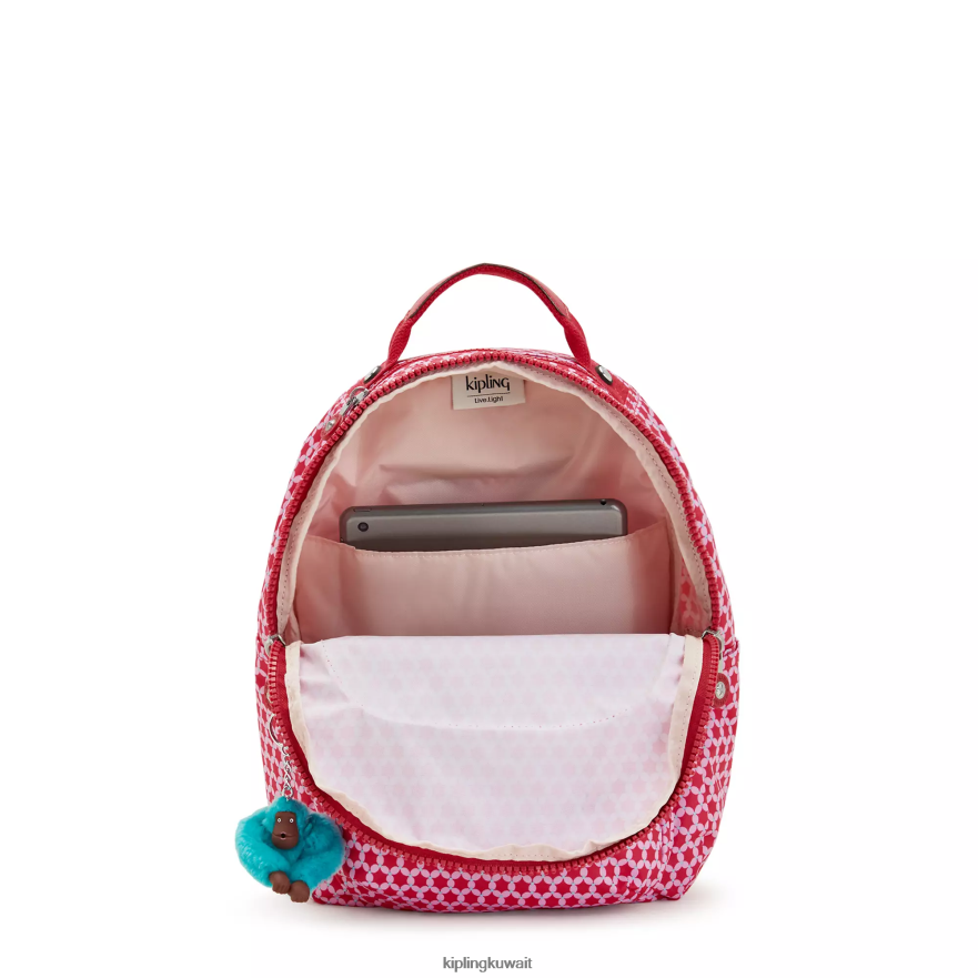 Kipling حقيبة ظهر صغيرة للكمبيوتر اللوحي مطبوعة من سيول نحيف نقطة النجوم ZR2RH347 حقائب ظهر الموضة