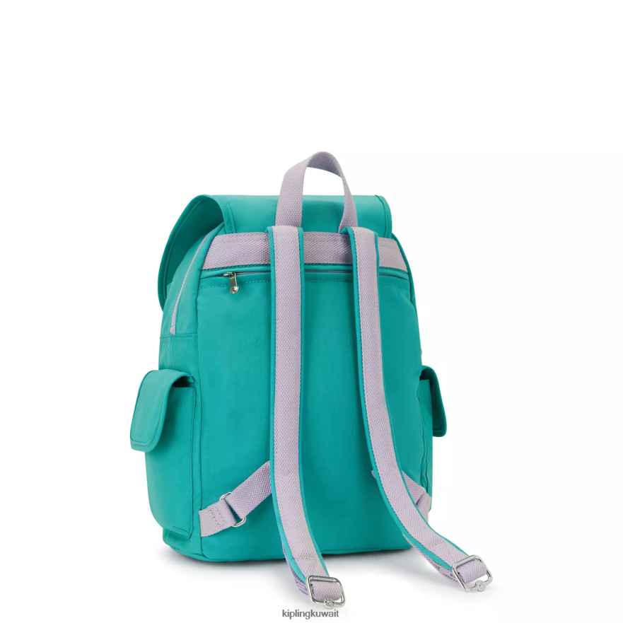 Kipling حقيبة ظهر سيتي باك نحيف سيرفر جرين ZR2RH350 حقائب ظهر الموضة
