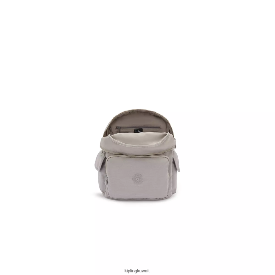 Kipling حقيبة ظهر سيتي باك نحيف رمادي جريس ZR2RH351 حقائب ظهر الموضة