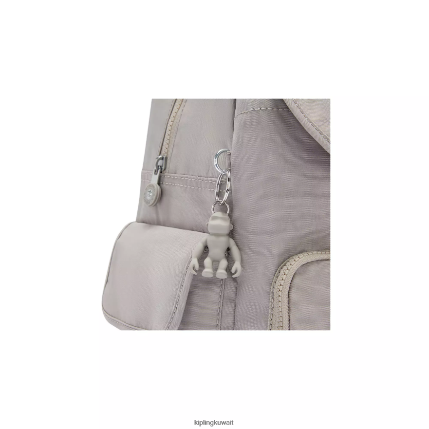 Kipling حقيبة ظهر سيتي باك نحيف رمادي جريس ZR2RH351 حقائب ظهر الموضة