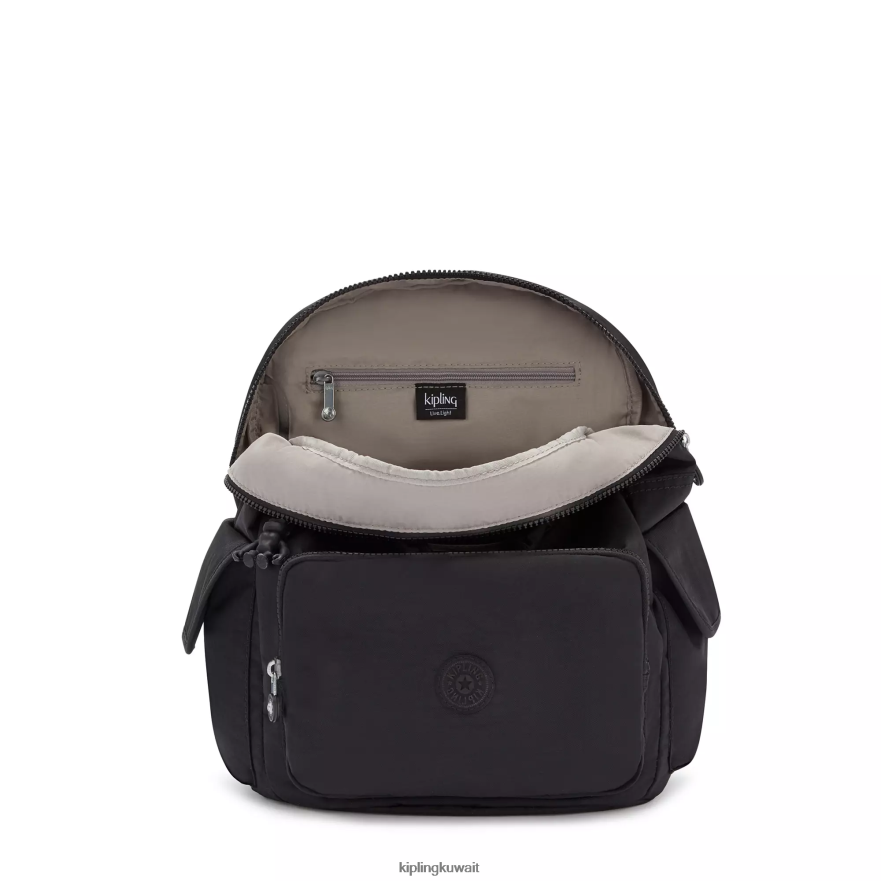 Kipling حقيبة ظهر سيتي باك نحيف نوير أسود ZR2RH352 حقائب ظهر الموضة