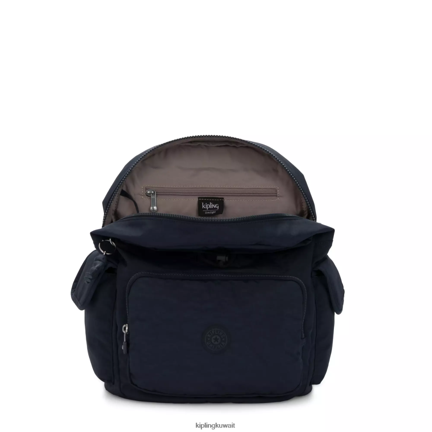 Kipling حقيبة ظهر سيتي باك نحيف بلو بلو ZR2RH353 حقائب ظهر الموضة