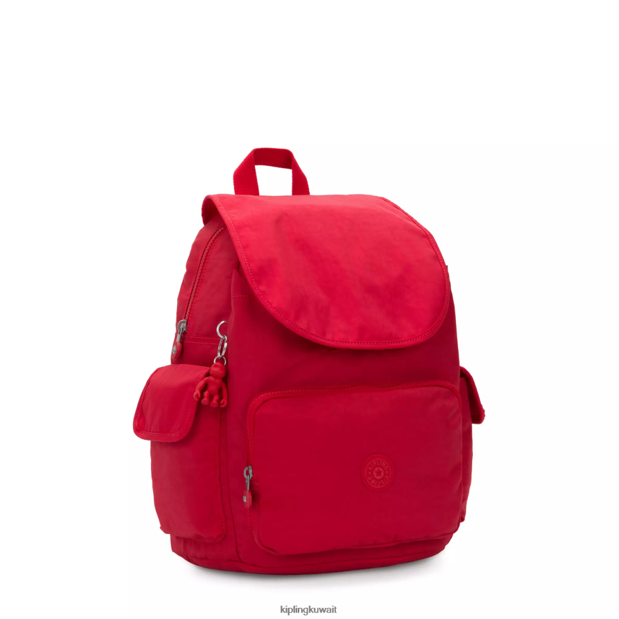 Kipling حقيبة ظهر سيتي باك نحيف أحمر شفتين ZR2RH354 حقائب ظهر الموضة