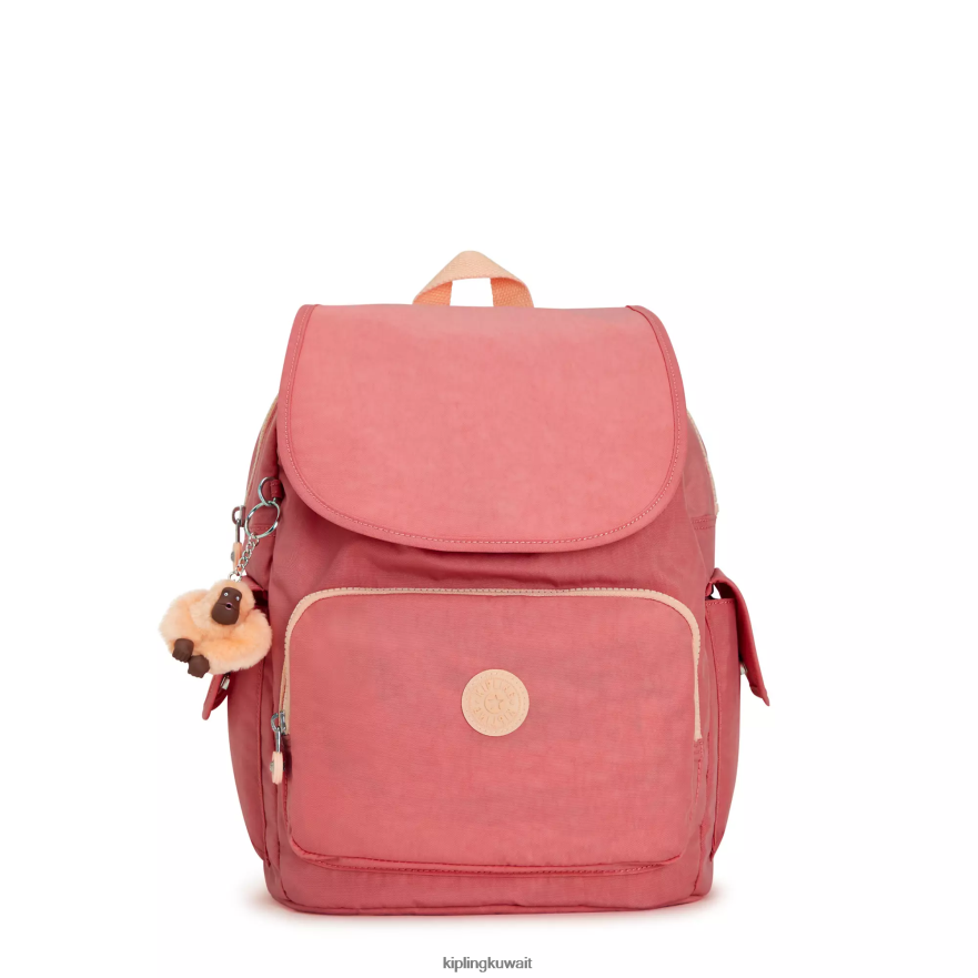 Kipling حقيبة ظهر سيتي باك نحيف الفرح الوردي ZR2RH355 حقائب ظهر الموضة