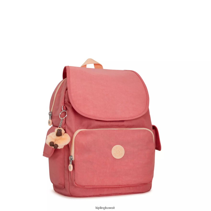 Kipling حقيبة ظهر سيتي باك نحيف الفرح الوردي ZR2RH355 حقائب ظهر الموضة