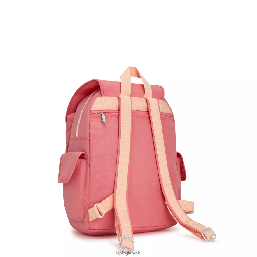 Kipling حقيبة ظهر سيتي باك نحيف الفرح الوردي ZR2RH355 حقائب ظهر الموضة