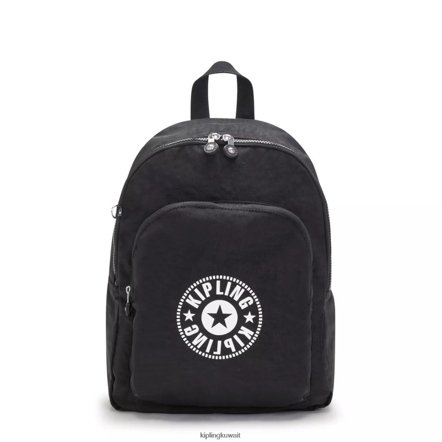 Kipling حقيبة ظهر كورتيس متوسطة نحيف بلاك لايت ZR2RH372 حقائب ظهر الموضة