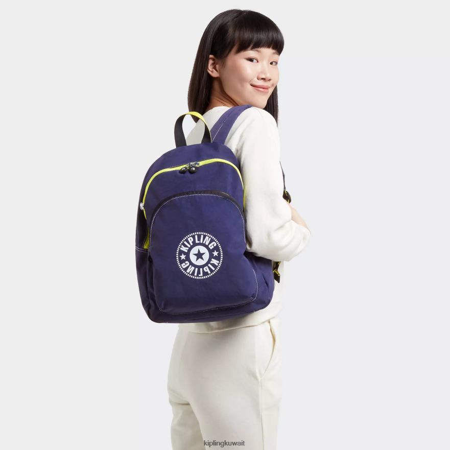 Kipling حقيبة ظهر كورتيس متوسطة نحيف في نهاية المطاف البحرية ZR2RH373 حقائب ظهر الموضة