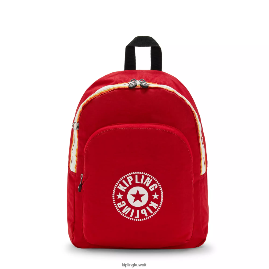 Kipling حقيبة ظهر كورتيس متوسطة نحيف أحمر شفتين ZR2RH374 حقائب ظهر الموضة