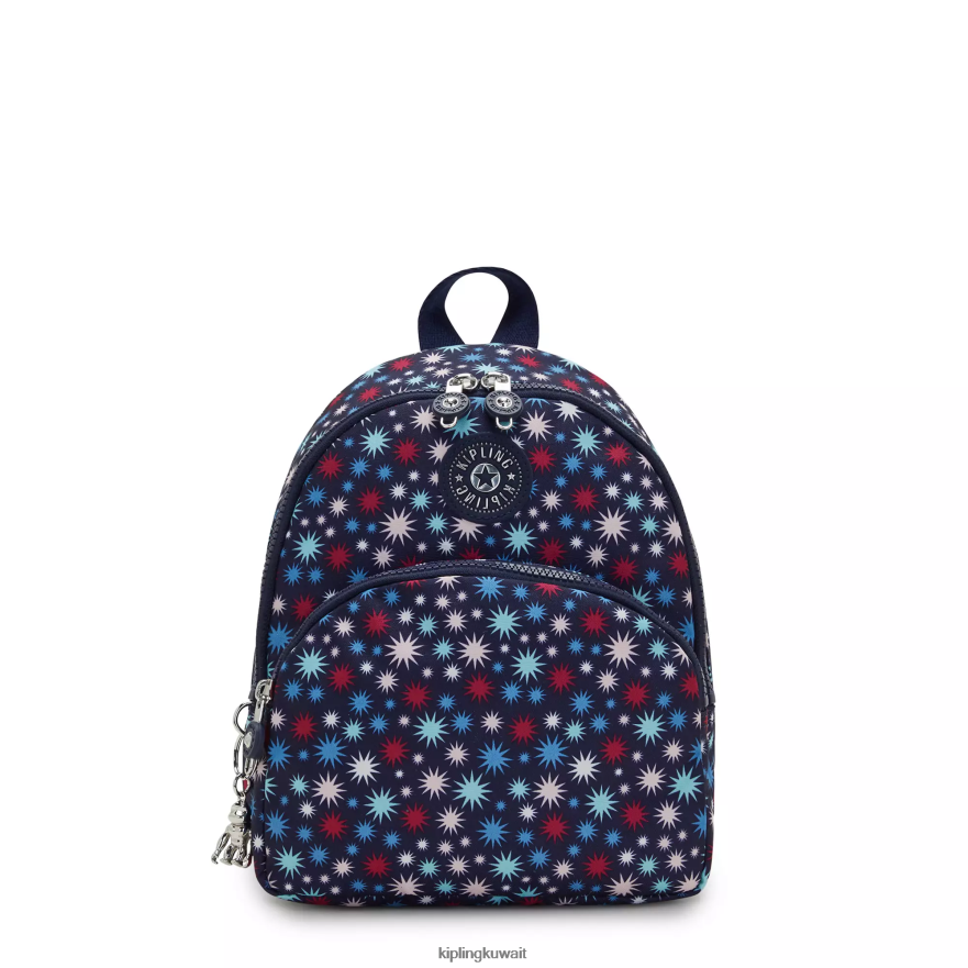 Kipling حقيبة ظهر صغيرة مطبوعة باولا نحيف نجوم غير تقليدية ZR2RH384 حقائب ظهر صغيرة