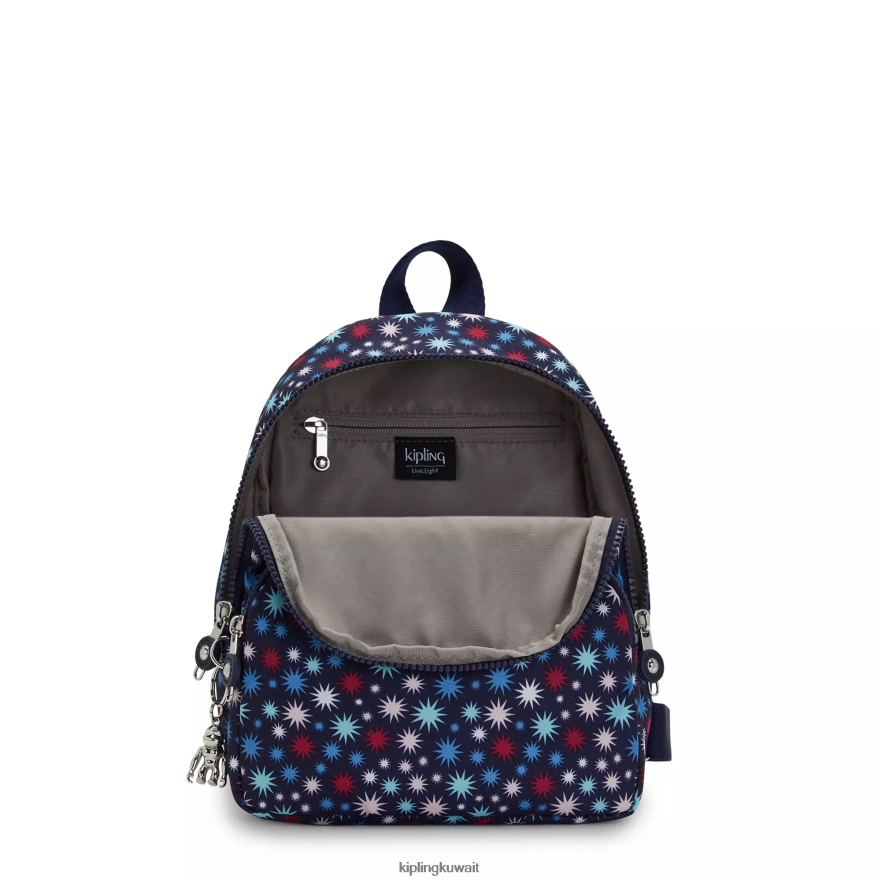 Kipling حقيبة ظهر صغيرة مطبوعة باولا نحيف نجوم غير تقليدية ZR2RH384 حقائب ظهر صغيرة