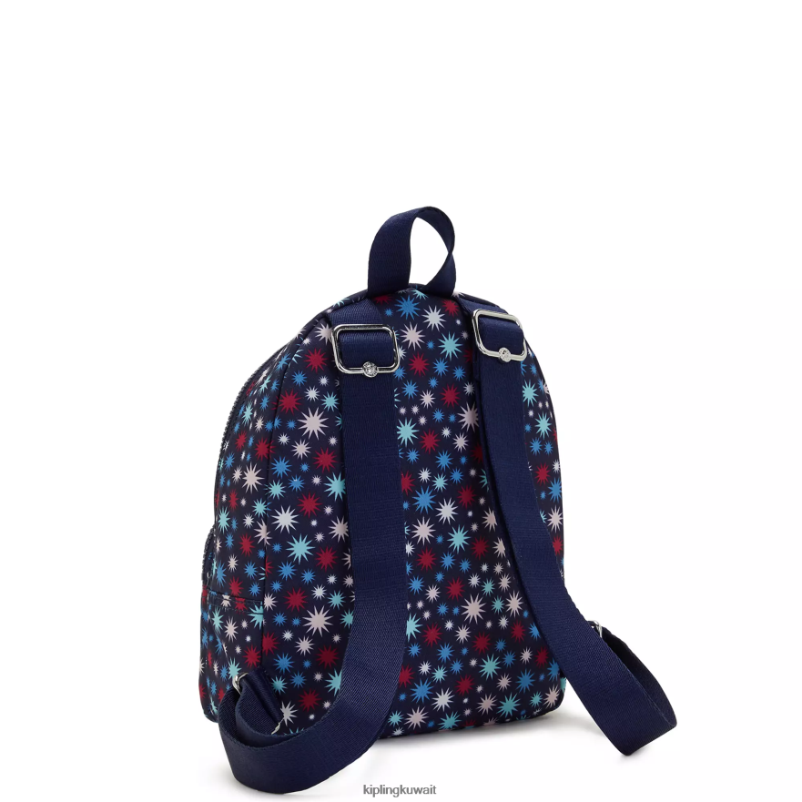 Kipling حقيبة ظهر صغيرة مطبوعة باولا نحيف نجوم غير تقليدية ZR2RH384 حقائب ظهر صغيرة