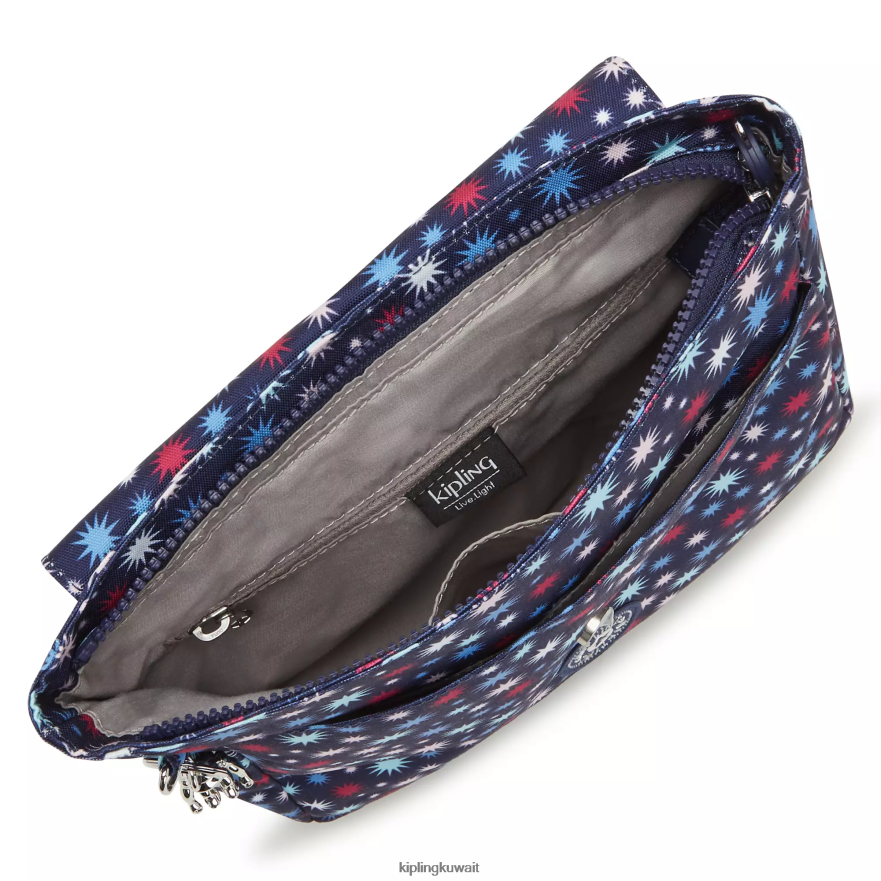 Kipling حقيبة ظهر صغيرة بطبعات داني نحيف نجوم غير تقليدية ZR2RH390 حقائب ظهر الموضة
