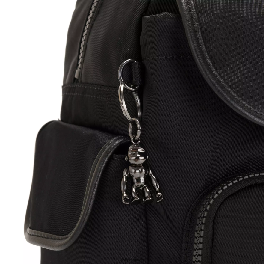 Kipling حقيبة ظهر صغيرة سيتي باك نحيف أسود غني ZR2RH395 أكياس صغيرة