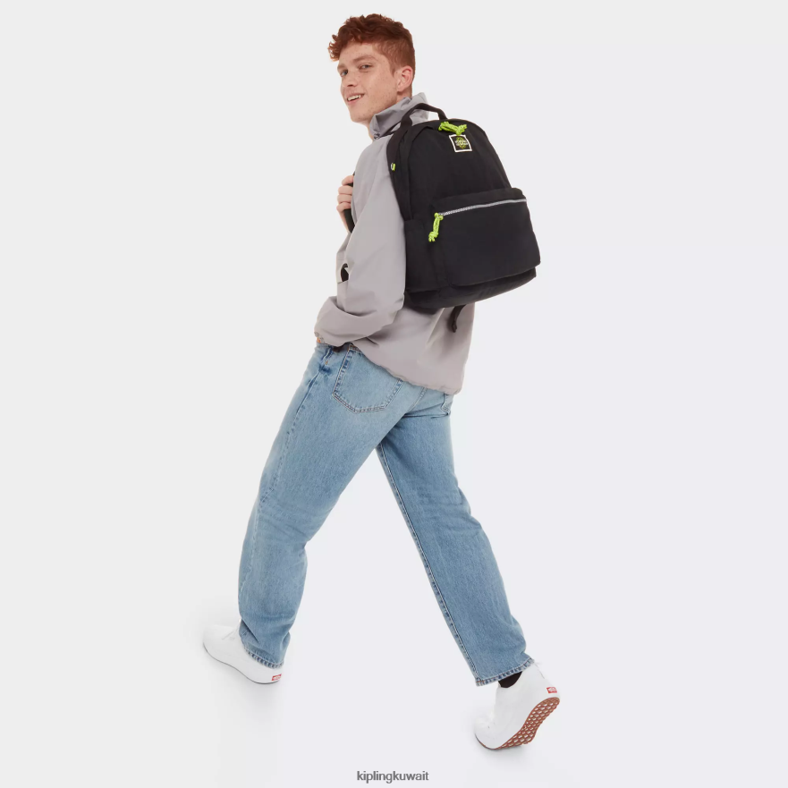 Kipling حقيبة كمبيوتر محمول كبيرة داميان نحيف الوادي الأسود ZR2RH399 حقائب ظهر للكمبيوتر المحمول