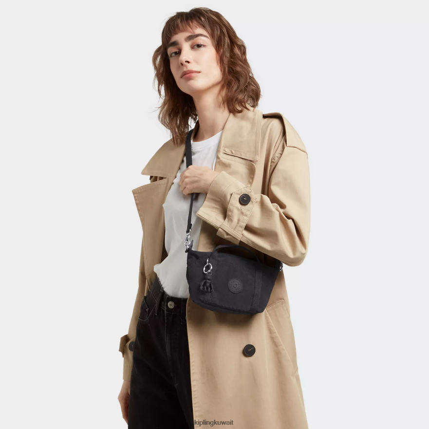 Kipling حقيبة كروس فنية مدمجة نحيف نوير أسود ZR2RH3 حقائب كروسبودي