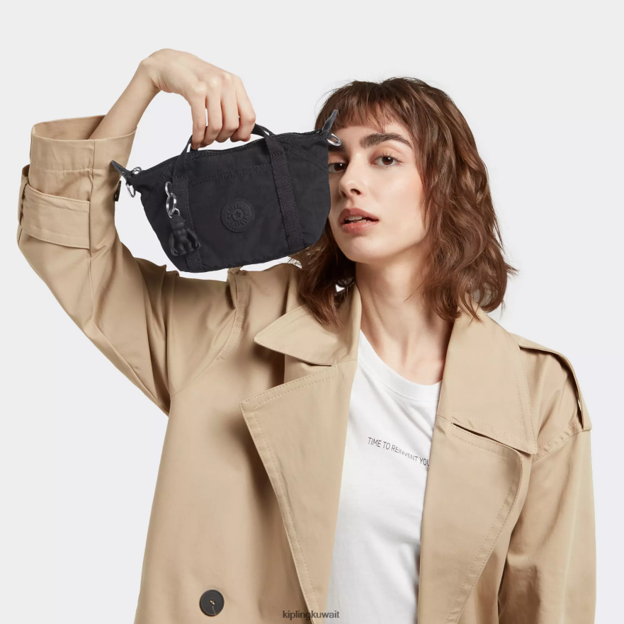 Kipling حقيبة كروس فنية مدمجة نحيف نوير أسود ZR2RH3 حقائب كروسبودي