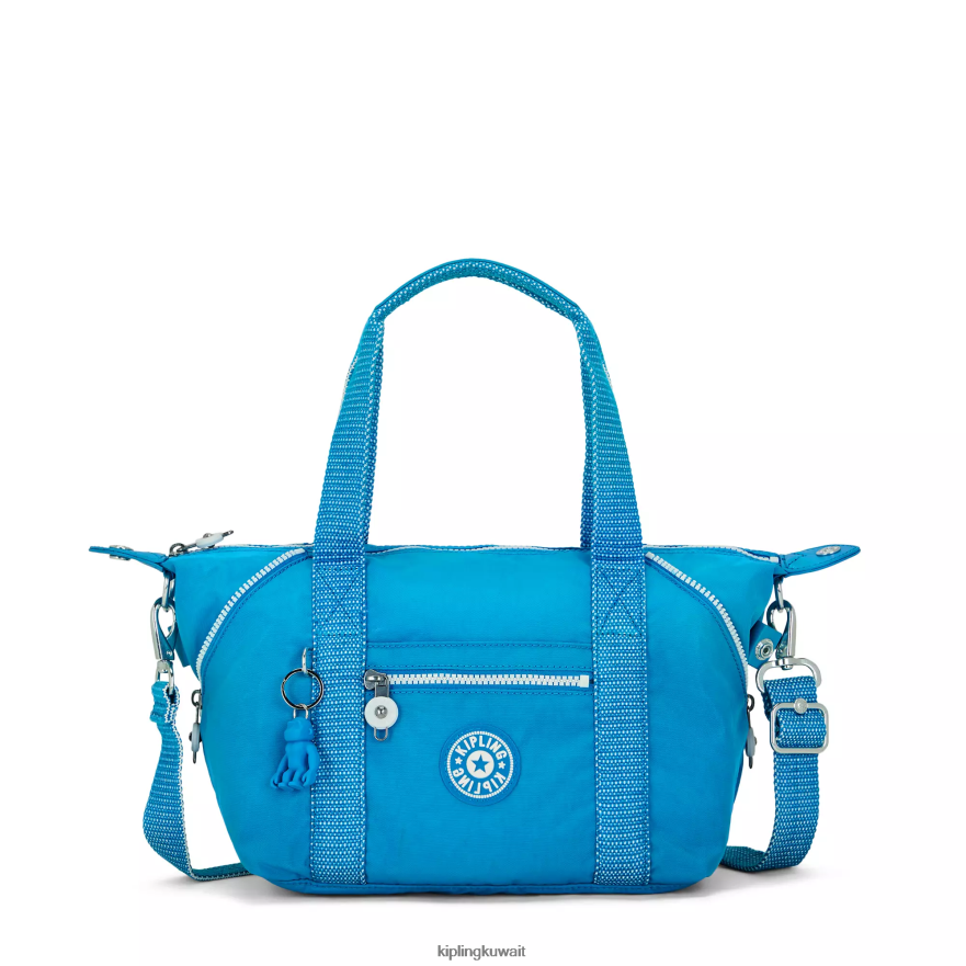 Kipling حقيبة كتف فنية صغيرة نحيف حريصة الأزرق ZR2RH40 حقائب الكتف
