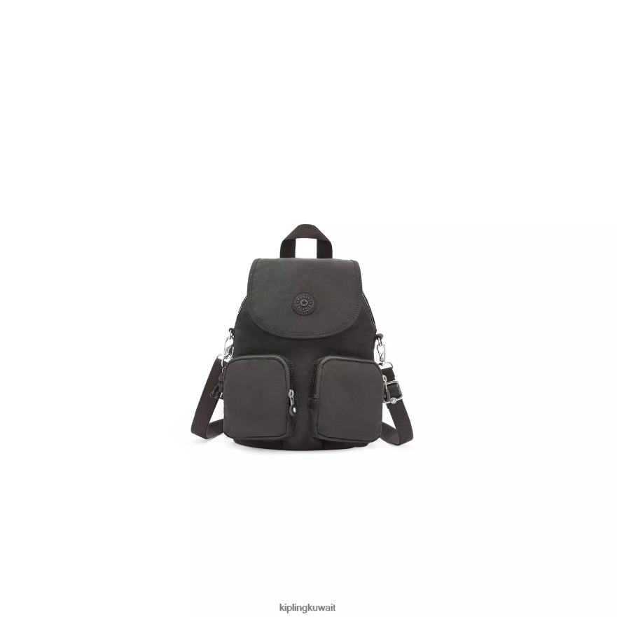 Kipling فايرفلاي يصل حقيبة ظهر قابلة للتحويل نحيف نوير أسود ZR2RH402 حقائب ظهر الموضة