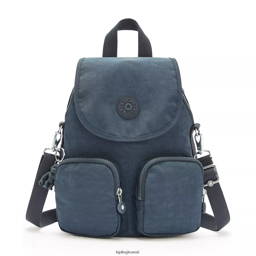 Kipling فايرفلاي يصل حقيبة ظهر قابلة للتحويل نحيف بلو بلو ZR2RH403 حقائب ظهر الموضة