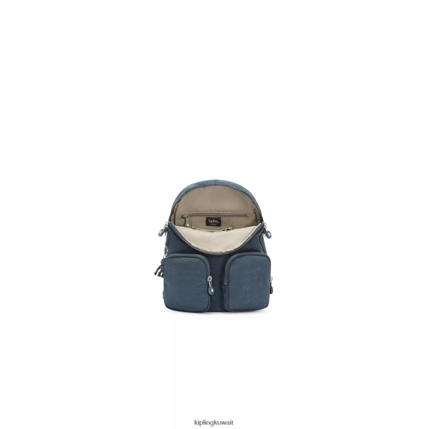 Kipling فايرفلاي يصل حقيبة ظهر قابلة للتحويل نحيف بلو بلو ZR2RH403 حقائب ظهر الموضة