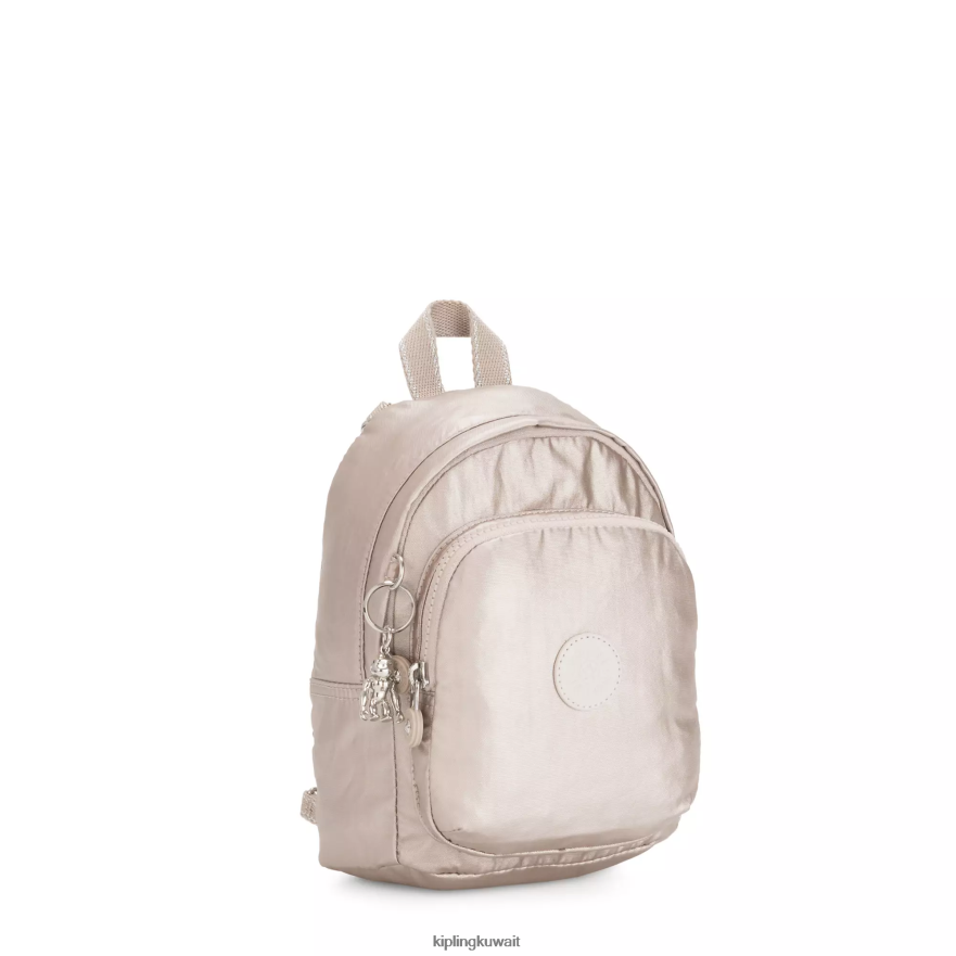 Kipling حقيبة ظهر ديليا صغيرة الحجم قابلة للتحويل نحيف توهج معدني ZR2RH404 حقائب ظهر الموضة