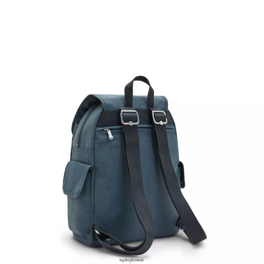 Kipling حقيبة ظهر صغيرة سيتي باك نحيف اللون الرمادي الليلي ZR2RH405 حقائب ظهر صغيرة