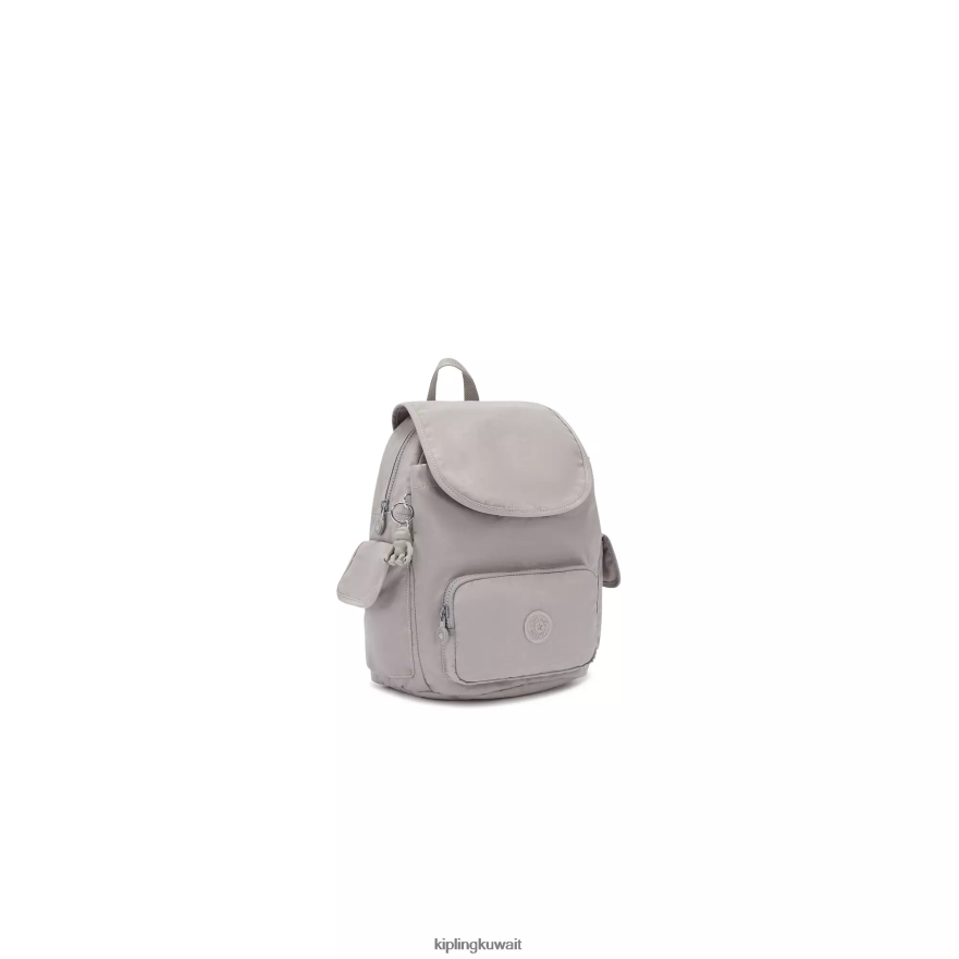 Kipling حقيبة ظهر صغيرة سيتي باك نحيف رمادي جريس ZR2RH406 حقائب ظهر صغيرة