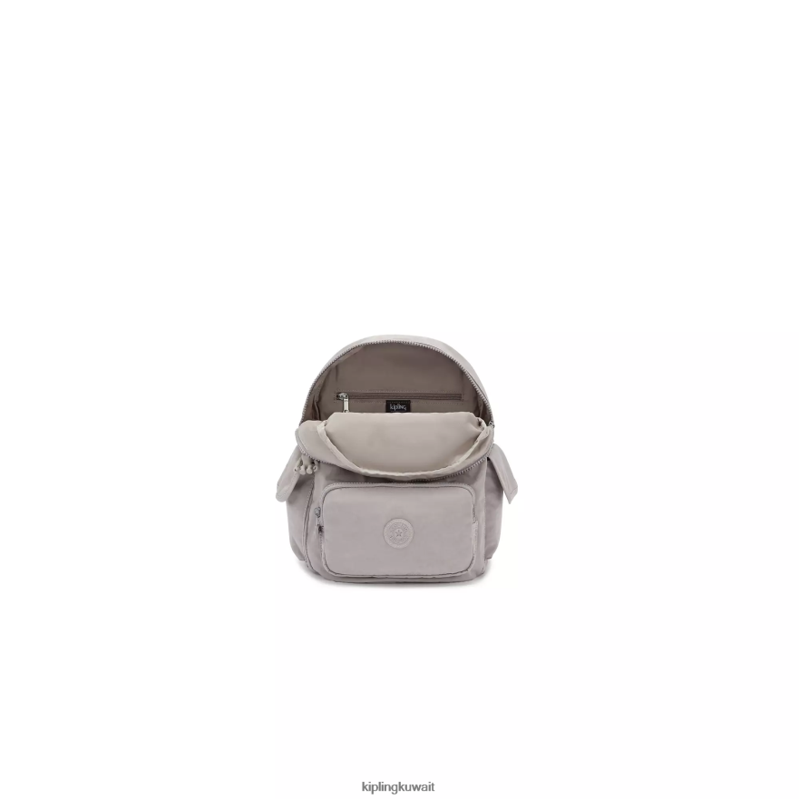 Kipling حقيبة ظهر صغيرة سيتي باك نحيف رمادي جريس ZR2RH406 حقائب ظهر صغيرة