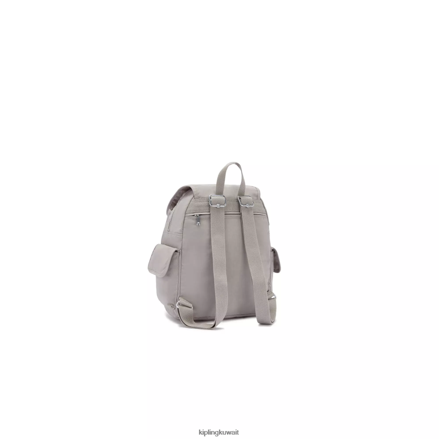 Kipling حقيبة ظهر صغيرة سيتي باك نحيف رمادي جريس ZR2RH406 حقائب ظهر صغيرة