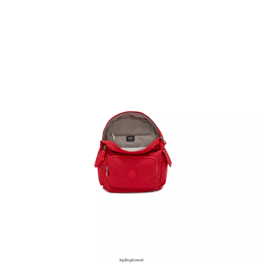 Kipling حقيبة ظهر صغيرة سيتي باك نحيف أحمر شفتين ZR2RH409 حقائب ظهر صغيرة